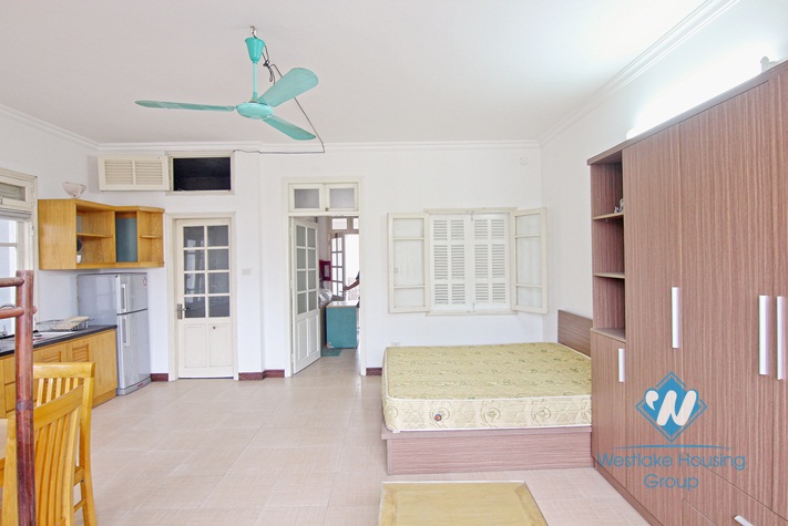 Nice balcony studio-apartment for rent on To Ngoc Van, Tay Ho